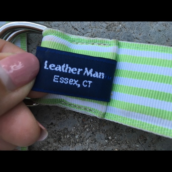 SOLD Leather Man Essex CT Buckle Belt Gasparilla - Picture 3 of 7